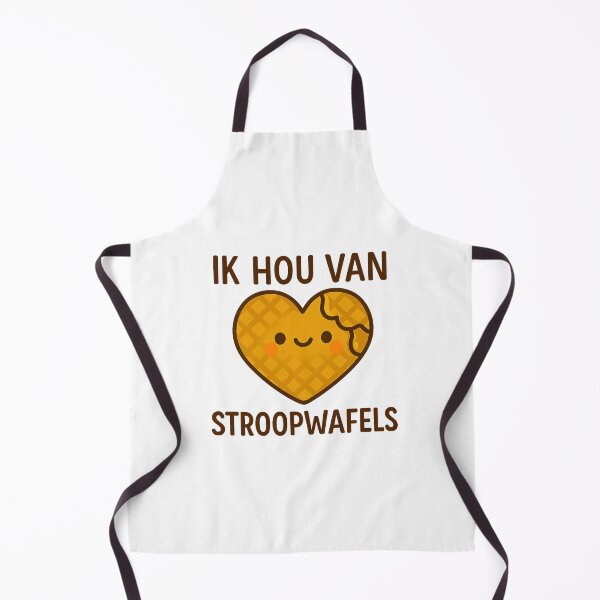 Item preview, I LOVE STROOPWAFELS - IK HOU VAN STROOPWAFELS (schattige Nederlands stroopwafel) designed and sold by Canto Canuck.