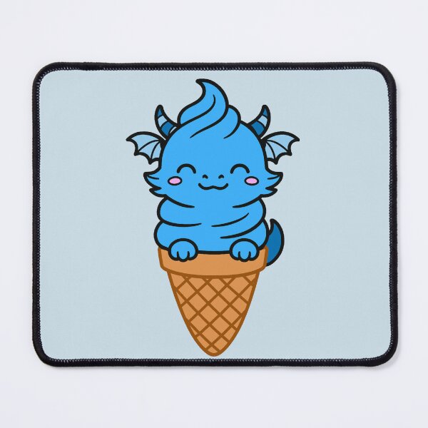 Item preview, Ice Cream Dragon - Blue designed and sold by AngelMiette.