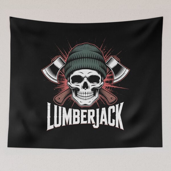 Artikelvorschau, Totenkopf Holzfäller Grunge entworfen und verkauft von SignumShop.