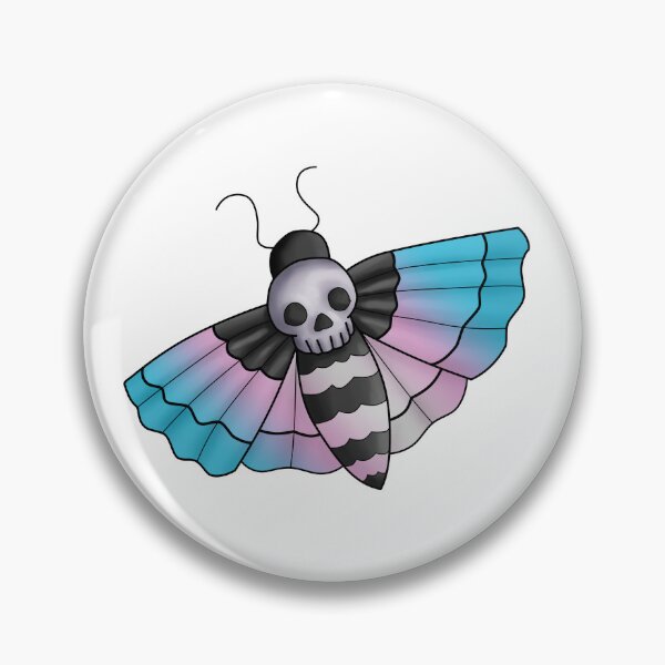 Item preview, Pride Moth: Transgender designed and sold by mxminty.