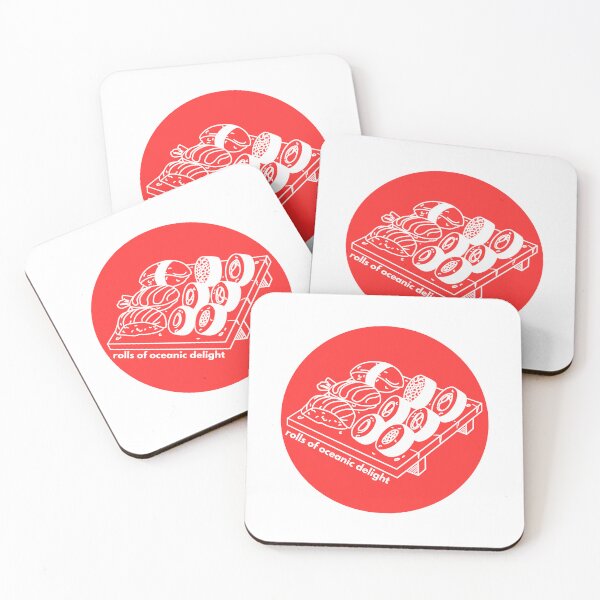 Item preview, Sushi Rolls in Red – Oceanic Flavor designed and sold by Philtertuete.