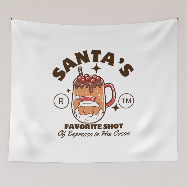 Item preview, Santa's favorite shot of espresso in his cocoa designed and sold by Peerless-Prime.