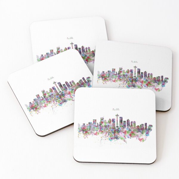 Item preview, Seattle Skyline Vibes designed and sold by caracatita75.