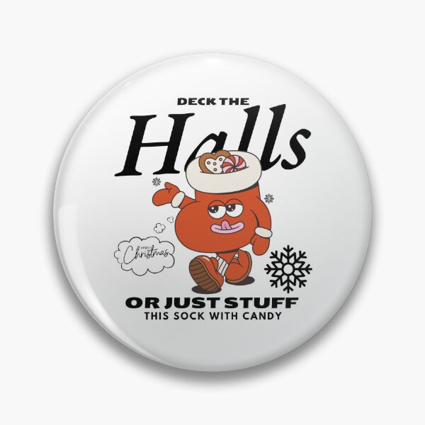 Item preview, Deck the halls, or just stuff this sock with candy designed and sold by Peerless-Prime.