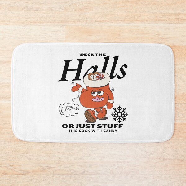 Item preview, Deck the halls, or just stuff this sock with candy designed and sold by Peerless-Prime.