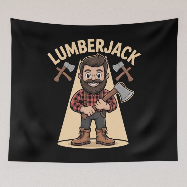 Item preview, Cartoon Lumberjack Fun designed and sold by SignumShop.
