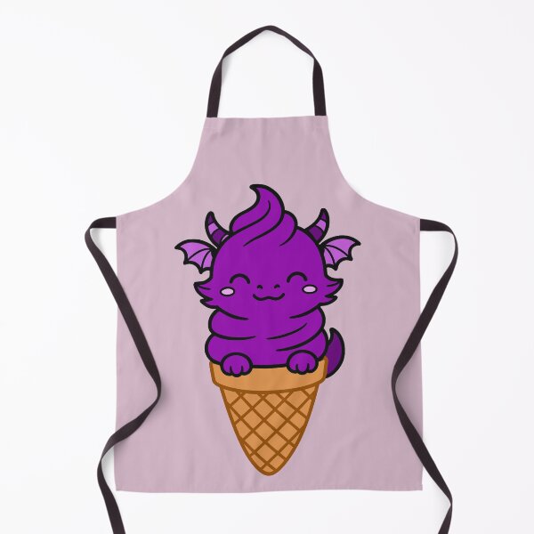 Item preview, Ice Cream Dragon - Plum Purple designed and sold by AngelMiette.