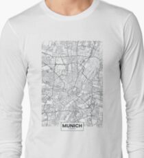 Vector poster city map Munich Long Sleeve T-Shirt