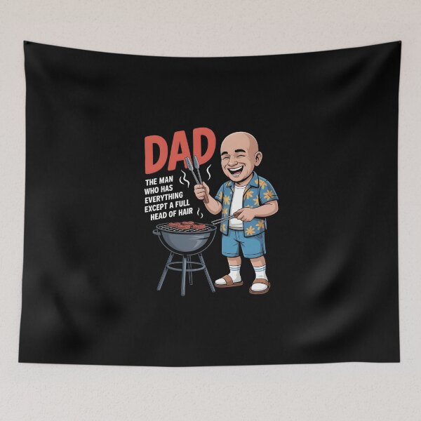 Item preview, Dad The Man Who Has Everything Except A Full Head Of Hair designed and sold by BlossomYumi.
