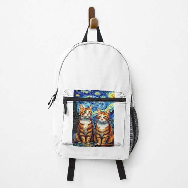 Item preview, Cute Van Gogh-style cats designed and sold by Adrplatinium.