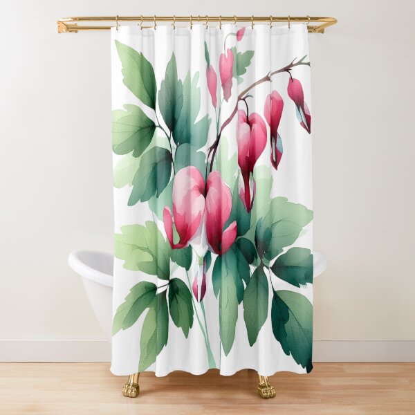 Item preview, Bleeding Heart Flower – Elegant Watercolor Botanical Art designed and sold by MAGICKEY2024.