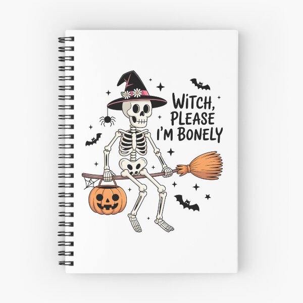 Item preview, Witch Please I'm Bonely – Funny Skeleton Halloween Design designed and sold by Snifferius.