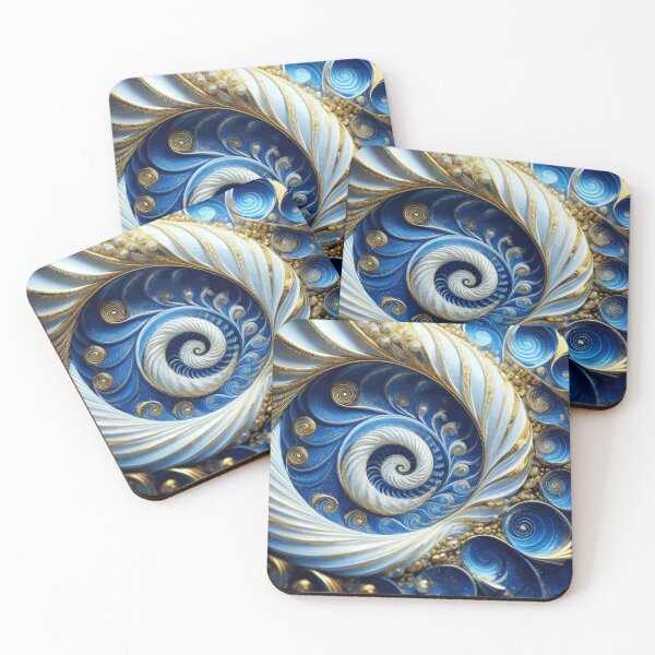 Item preview, Colorful Abstract Fibonacci Art 107 designed and sold by Vicky Brago-Mitchell®.