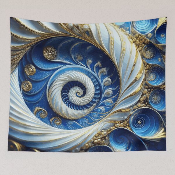 Item preview, Colorful Abstract Fibonacci Art 107 designed and sold by Vicky Brago-Mitchell®.