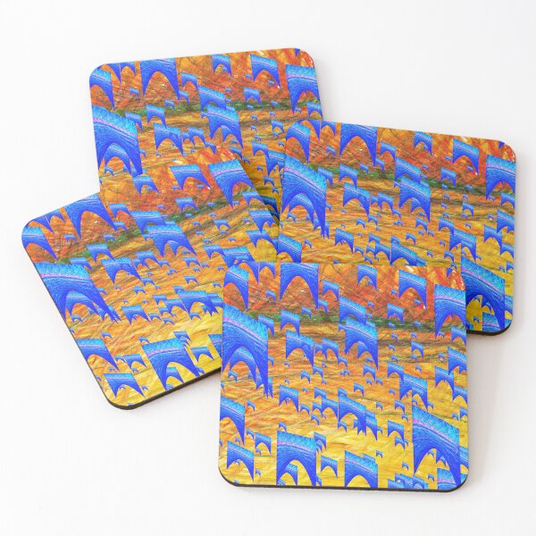 Item preview, Blue Flag I designed and sold by MAMA LXXVIII: Unique Arts Projects by Marsailhe.