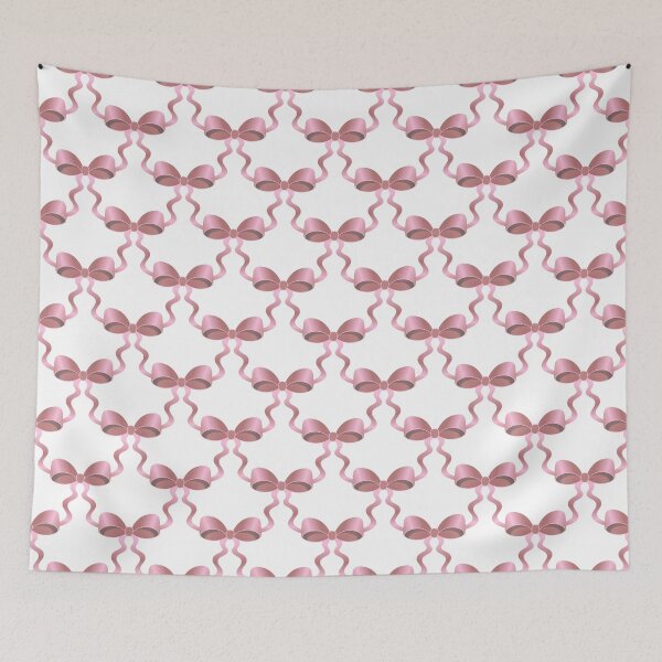 Item preview, Pink Cute Bows Pattern designed and sold by Lindsay Marie Patterns.