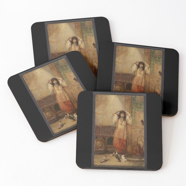 Item preview, Girl in a Courtyard, Algiers by Philippe Pavy designed and sold by AnimaliaStar.