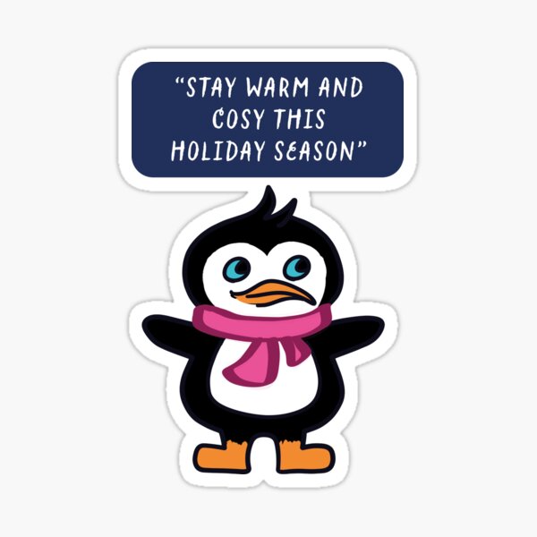 Item preview, Cute Christmas Penguin designed and sold by Ruth's Unique Designs .