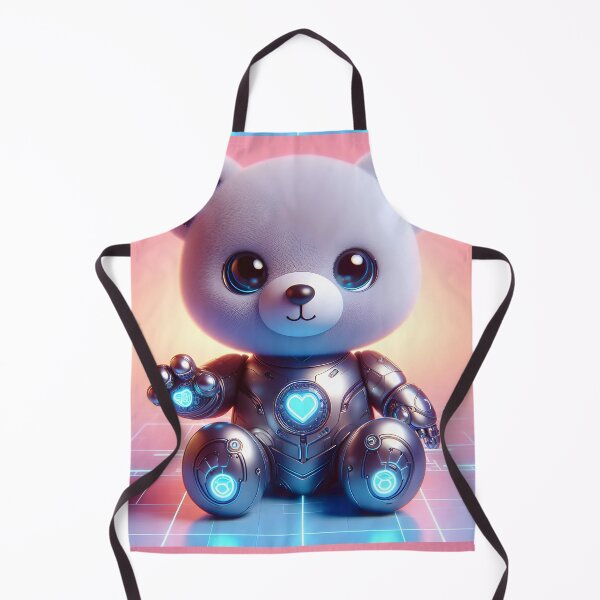 Item preview, Cybernetic Teddy Bear with Luminescent Digital Features designed and sold by FusionGaze.