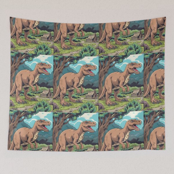Item preview, Dinosaur Pattern (Tyrannosaurus Rex) designed and sold by PatronesKawai.