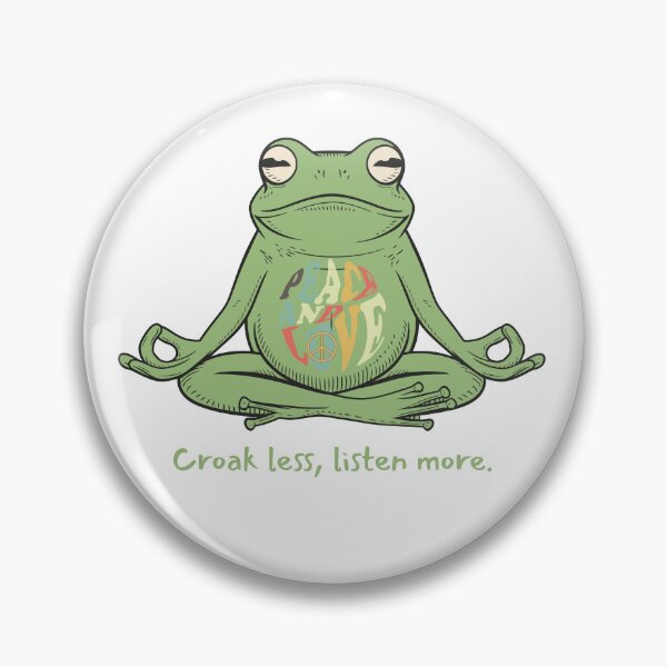 Item preview, Cute meditating frog designed and sold by XDivineTees.