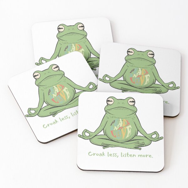 Item preview, Cute meditating frog designed and sold by XDivineTees.