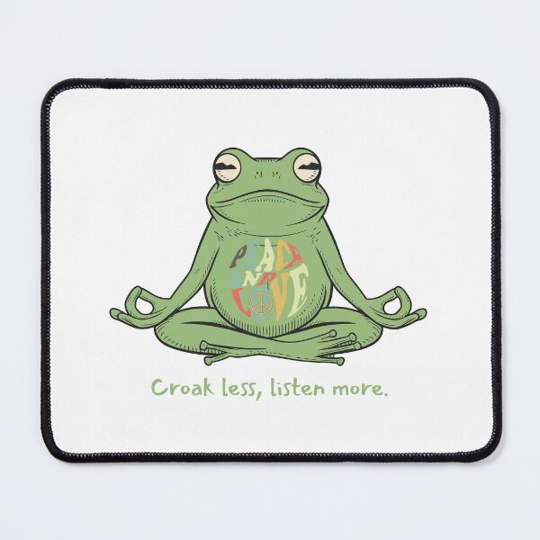 Item preview, Cute meditating frog designed and sold by XDivineTees.
