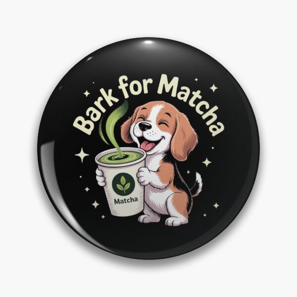 Item preview, Funny Dog Matcha Lover Bark Caffeine Green Tea Lover Mood designed and sold by MotivaChic.