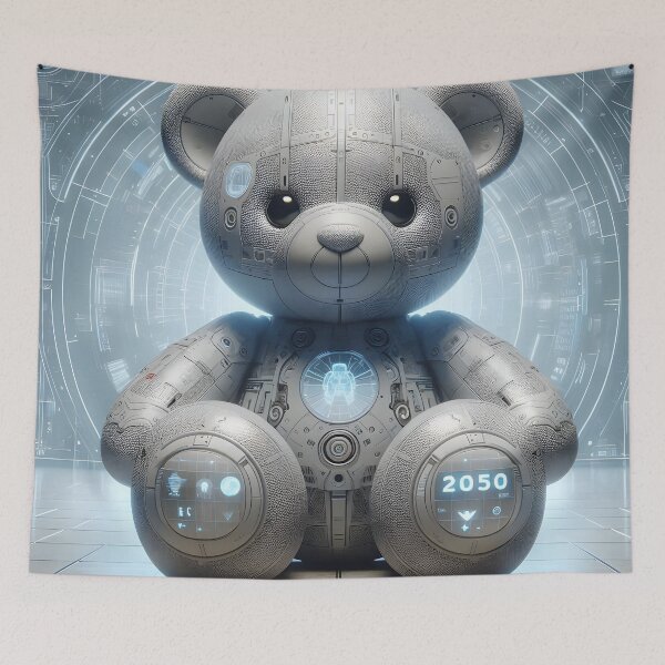 Item preview, Futuristic Robotic Teddy Bear with Digital Interface designed and sold by FusionGaze.