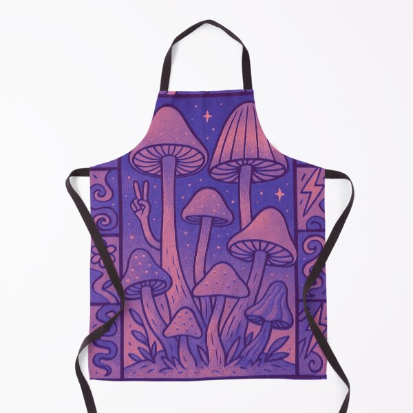 Item preview, Cosmic Mushrooms with Peace Sign designed and sold by Benszi.