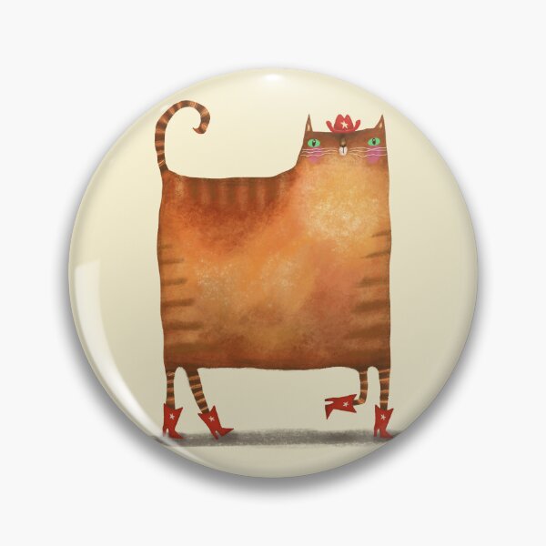 Item preview, Ginger Cowboy Cat designed and sold by poket.piktures.