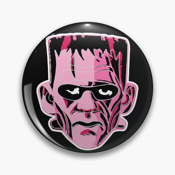 Item preview, Frankenstein Face Classic Gothic Horror Movie Icon Karloff Monster Hanhover designed and sold by Captain Banjo.