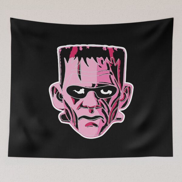 Item preview, Frankenstein Face Classic Gothic Horror Movie Icon Karloff Monster Hanhover designed and sold by Captain Banjo.