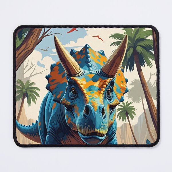 Item preview, Dinosaur Pattern (Triceratops) designed and sold by PatronesKawai.