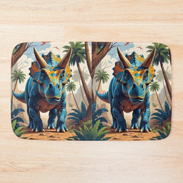 Item preview, Dinosaur Pattern (Triceratops) designed and sold by PatronesKawai.