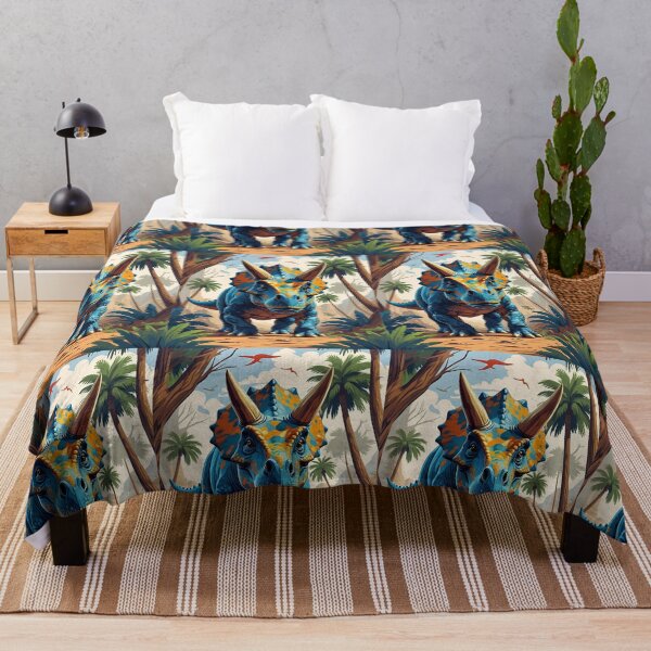 Item preview, Dinosaur Pattern (Triceratops) designed and sold by PatronesKawai.