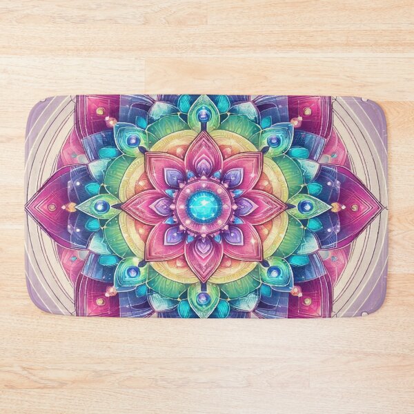 Item preview, Cosmic Chakra Alignment Mandala | Modern Spiritual Sacred Geometry Art 2025 designed and sold by  Ojo de Lilith.