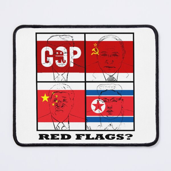 Item preview, Dictator Red Flags designed and sold by Evolution Imagery.