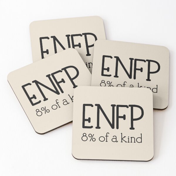 Item preview, ENFP 8% of A Kind | MBTI Personality Type | Free Spirit Quote Sticker designed and sold by MysticMagpie.