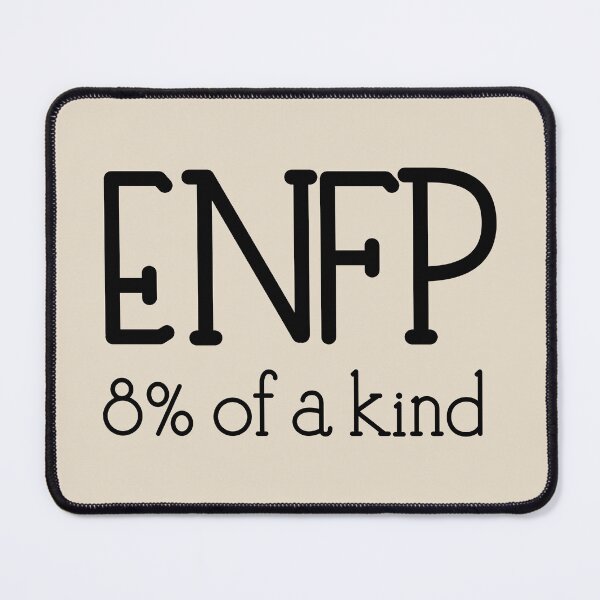 Item preview, ENFP 8% of A Kind | MBTI Personality Type | Free Spirit Quote Sticker designed and sold by MysticMagpie.