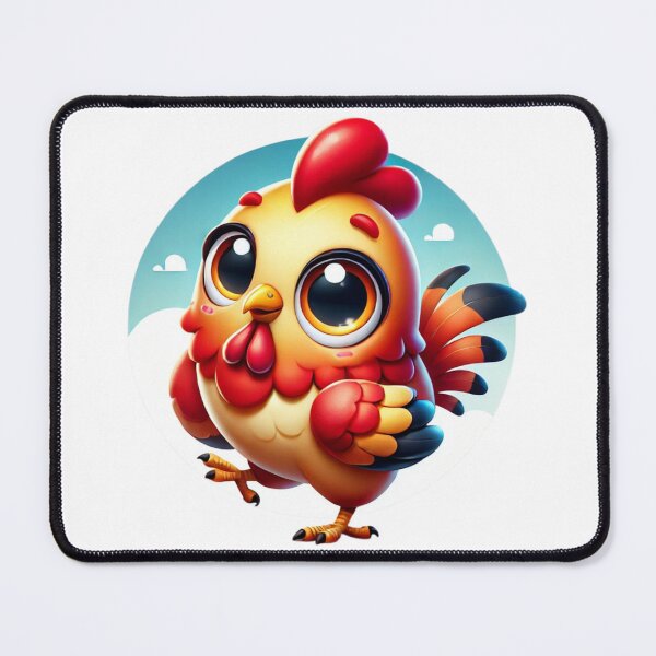 Item preview, Happy Chicken with Clouds designed and sold by Sillytoe.