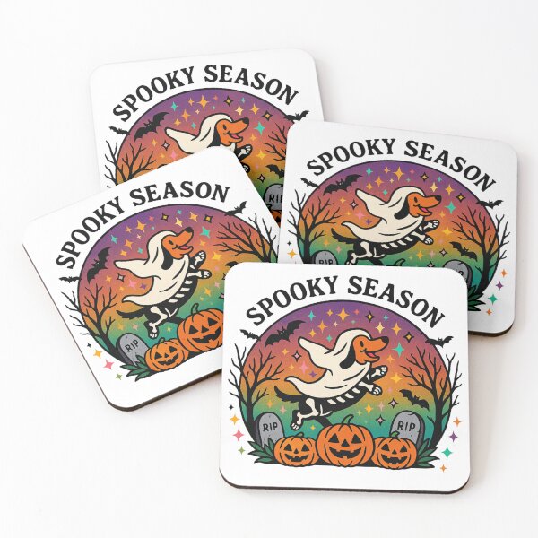 Item preview, Spooky Season – Skeleton Wiener Dog Ghost Party designed and sold by Ginngers.