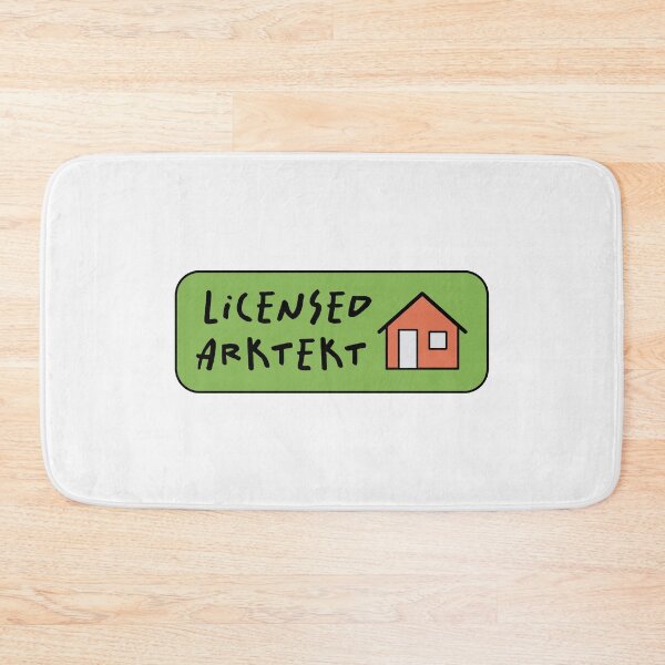 Item preview, Licensed 'Arktekt' Badge Green and Orange designed and sold by Maya Draws.