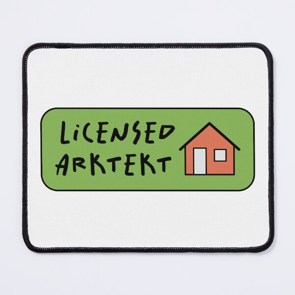 Item preview, Licensed 'Arktekt' Badge Green and Orange designed and sold by Maya Draws.