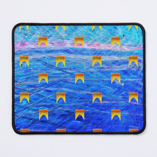 Item preview, Blue flag II designed and sold by MAMA LXXVIII: Art by Marsailhe Milward.