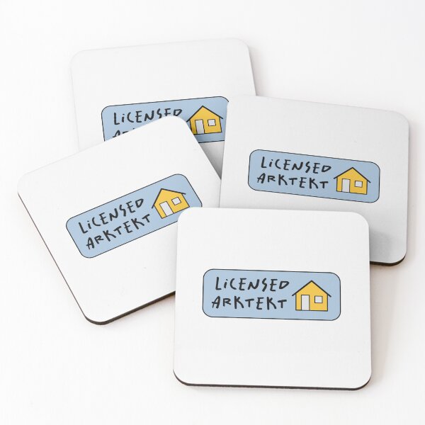 Item preview, Licensed 'Arktekt' Badge Blue and Yellow designed and sold by Maya Draws.