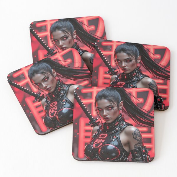 Item preview, Red Oni Protocol – Cyber Assassin designed and sold by aiartroom31.