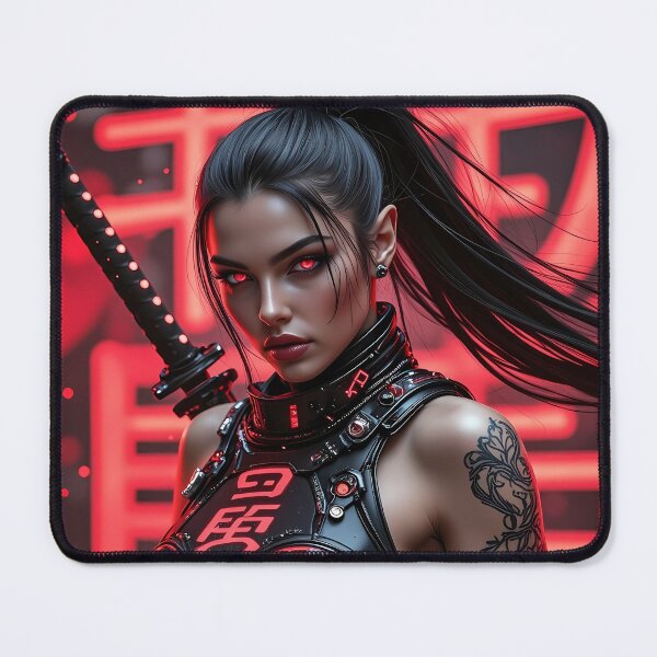 Item preview, Red Oni Protocol – Cyber Assassin designed and sold by aiartroom31.