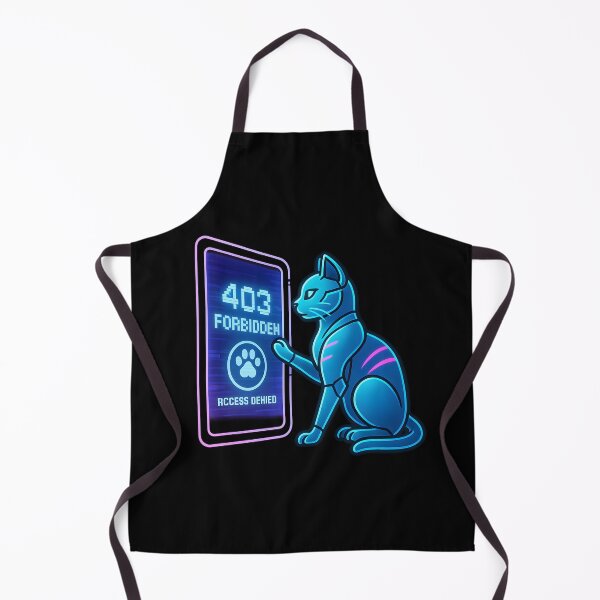 Item preview, Cyber Cat Error 403 Access Denied designed and sold by MysticArtisan.