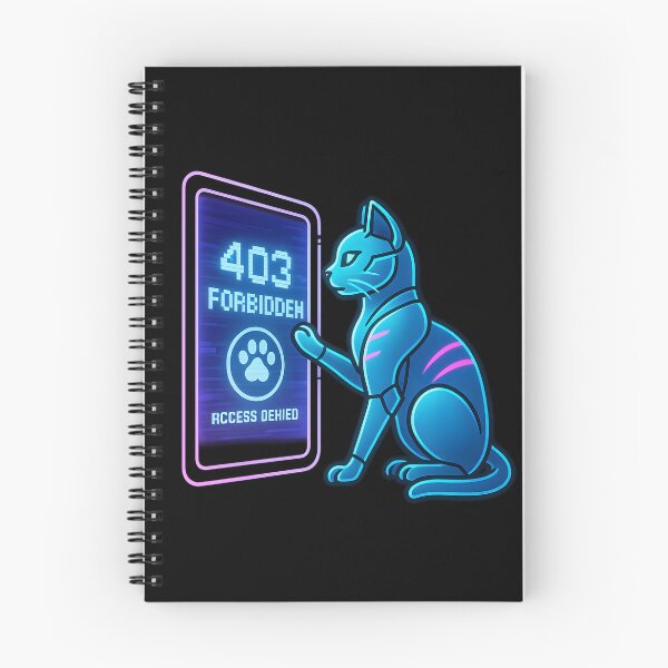 Item preview,  Cyber Cat Error 403 Access Denied designed and sold by MysticArtisan.
